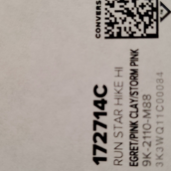 CONVERSE Run Star Hike Crafted Jacquard Platform Unisex / 172714C - Picture 16 of 16